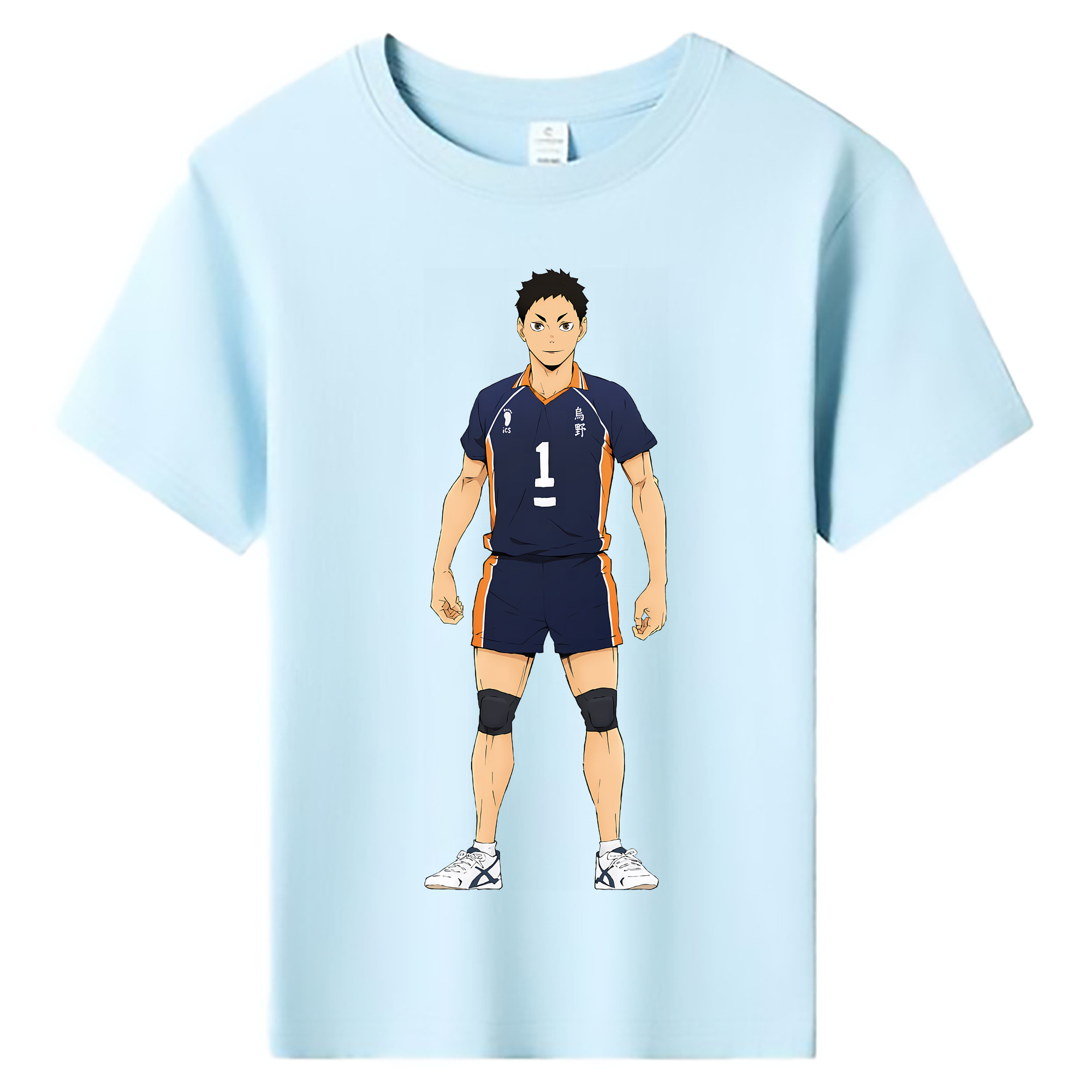 （画像用） ハイキュー!! Haikyu!! 綿100％キッズTシャツ（フロントプリント）